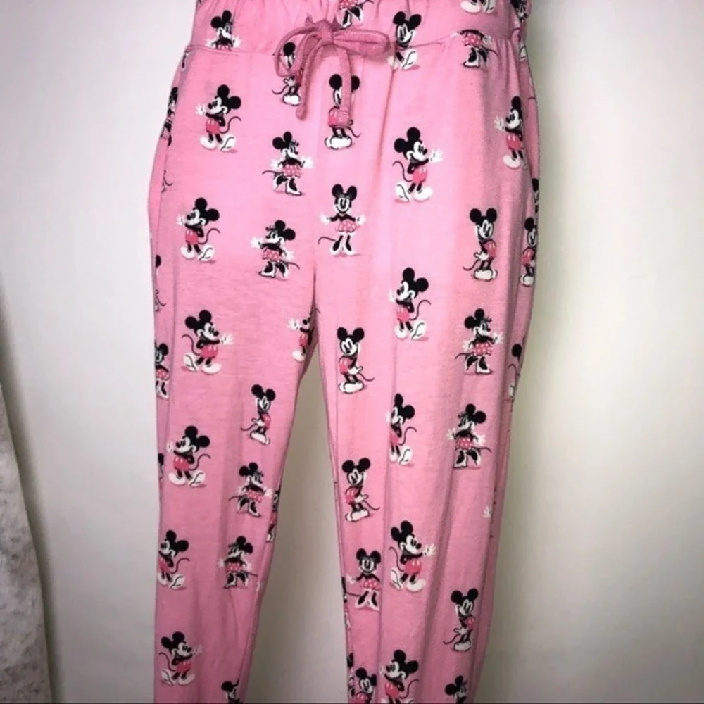 Disney Mickey Sleep‎ Pants Pink Small - Picture 12 of 13